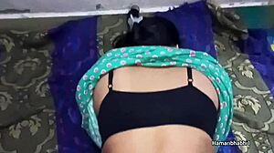 Indian Desi Bhabhi In Sexy Maxi Dress Gets Hardcore Fucking Action From Big Cock