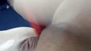 Amateur teen 18+ masturbates with dildo 2