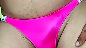 this femboy is dancing in sexy lingerie and panties