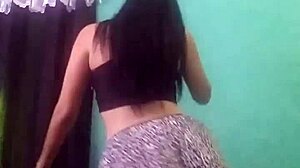 teen brazilian amateurs dancing funk in portuguese style