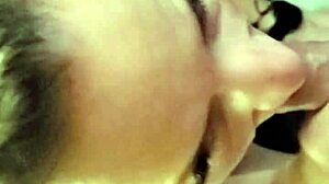 Horny Wife Loves Sucking Cock and Getting Daily Cum in Close Up!