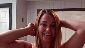 i watch my wife strip to music teasing her big tits