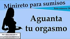 Hold your orgasm in this easy game level!