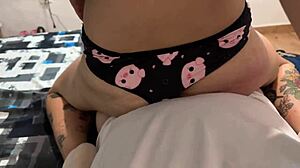 Neighbor Rides Me Hard For A Money Favor, I Cum Inside