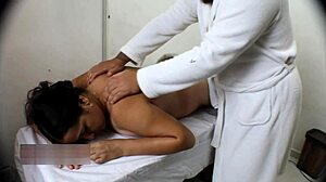 Unexpected Happy Ending Massage Turns into Doggystyle Fuck