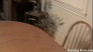 Toe Sucking Lesbians in Silky Stockings: Who Will Dominate? on hardpornlinks.com