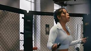 Female Fighters Get Sweaty In And Out Of The Ring