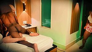 hey, sharing bed with busty milf alaska villa got rough real quick