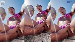 This Sexy Latina College Girl Is Getting Fingered On The Beach During Spring Break 😍🌴