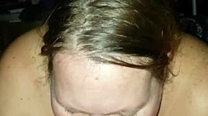 i receive a blowjob from a milf with big cock