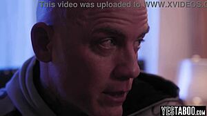 Protective stepdad removes stepdaughter's chastity belt for sex