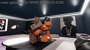 She Lost Bet, Takes Four Big Black Cocks