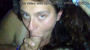 tabitha eagerly sucks a massive homemade cock