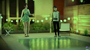 big ass stepsister craves sex with stepbro in 3d hentai bukkake outfit