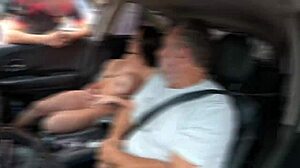 Ketlen Silva gives ass in the car