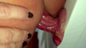 Mature Tattooed Bodybuilder Rimjobs and Assfucks with Big Tits