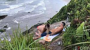 Caught fucking on the beach