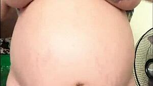 Hairy and Horny Pregnant Arab Wife Discovers Wild Solo Desire in Video