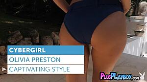 Want to see olivia preston strip in lingerie?