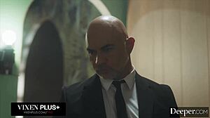 Deeper bratty submissive emma rosie gets blindfolded, cuffed and fucked!