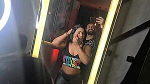 i saw the blonde milf behind the scenes with passion