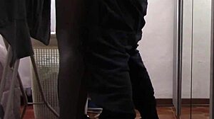 Latina Milf with Beautiful Legs Gets Touched and Fucked in Pantyhose