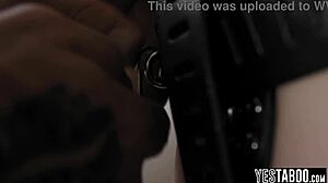 Protective stepdad removes stepdaughter's chastity belt for sex