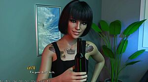 Being a Dik 70 - Slutty Short-Haired Girl with Tattoo Railing Every Hole 😈