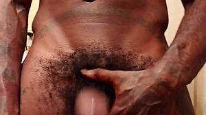 Hallelujah Johnson Worships Big Black Hairy Cock