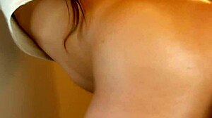 beautiful japanese girl in intimate moment