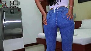 i feel that hot latina teen's tight pussy gripping my big cock.