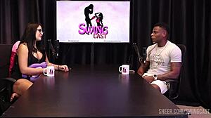 will mastro swings with tifany rocha in sheer red