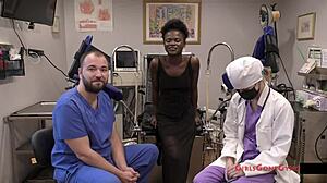 Nurse rina arems performs yearly checkup