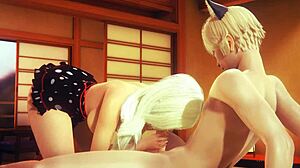 Hentai Uncensored - Cloe's Wild Tatami Sex!