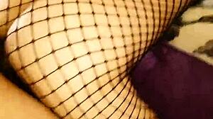 monster cock stretches every hole rough in stockings pov