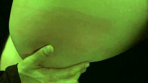 Sub euro babe gets sprayed with jizz on ass