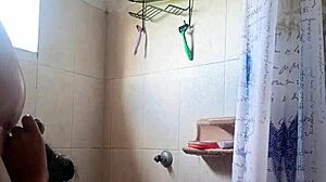 Latina punished with toys from bathroom to bed leaving stepmother satisfied 😜🍑