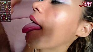 I give super blowjobs with a good cumshot in the mouth of this whore