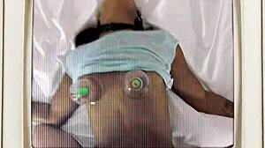 michelle anderson gets fucked twice while brother gets handjob