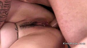 Monster Natural Tits Babe Bound And Anal Fucked In Rough Bdsm With Deepthroat Gagging.