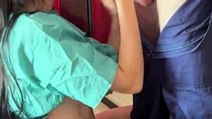 lara's nurse blowjob in hospital