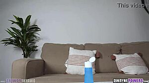 ebony foot model lets me massage her big ass backstage with soft emotions