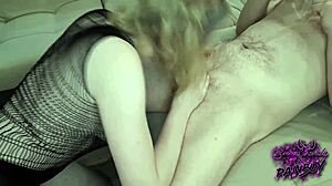 Why Does This Slut Savor Sucking Cock and Balls So Much, Licking Them with Total Pleasure in Full Version?