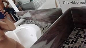 gordinha strips and shows off in motel