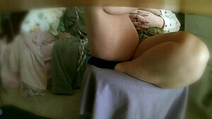 Watch my fat belly from under the desk