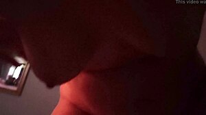 wife gives a hot fuck to her husband in amateur sex tape.