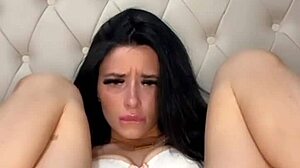 Horny American exchange student gives girlfriend experience with toys and squirting