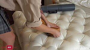 Blonde came to class without panties