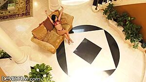 aaliyah hadid satisfies all her needs with a smorgasbord of cocks