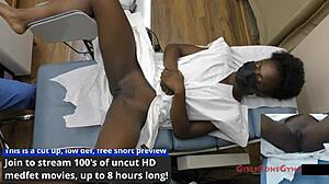 Nurse rina arems performs yearly checkup